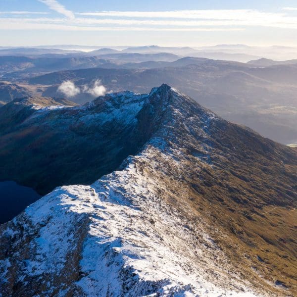 climbing snowdon